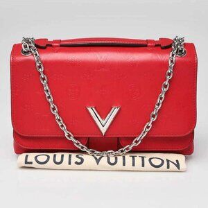 Louis Vuitton Rubis Monogram Leather Very Chain Bag